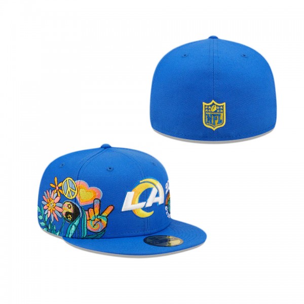 Los Angeles Rams Groovy 59FIFTY Fitted Hat