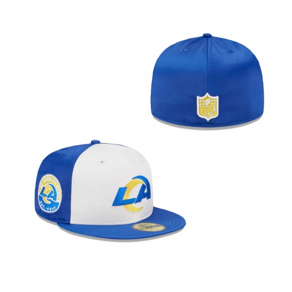 Los Angeles Rams Throwback Satin 59FIFTY Fitted Ha...