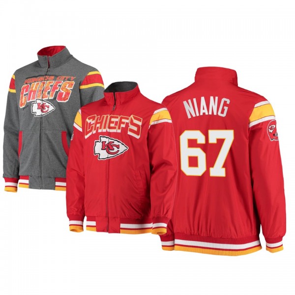 Kansas City Chiefs Lucas Niang Red Charcoal Offsid...