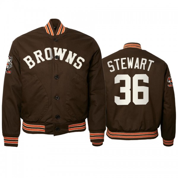 Cleveland Browns M.J. Stewart Brown 1950 Authentic...