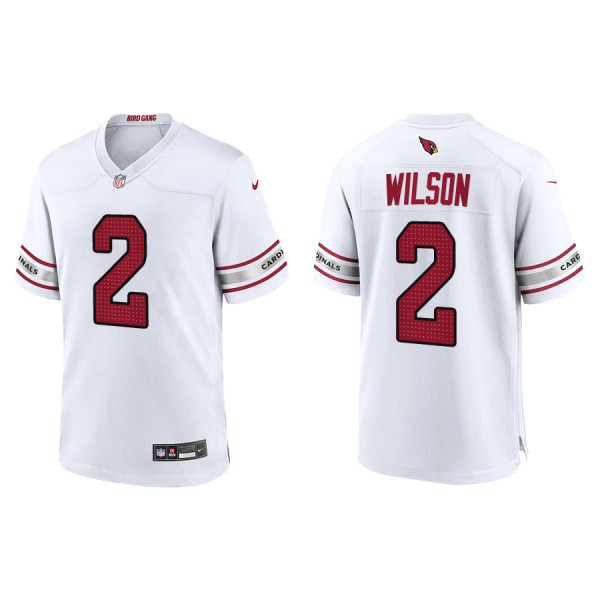 Men's Arizona Cardinals Mack Wilson White Game Jer...