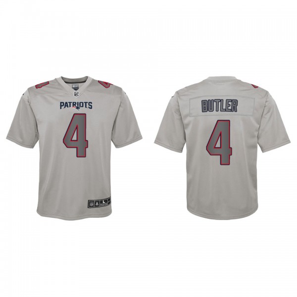 Malcolm Butler Youth New England Patriots Gray Atm...