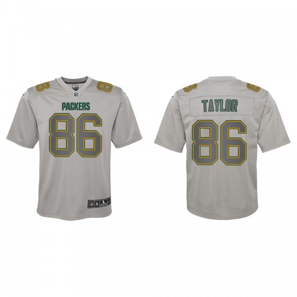 Malik Taylor Youth Green Bay Packers Gray Atmosphere Game Jersey