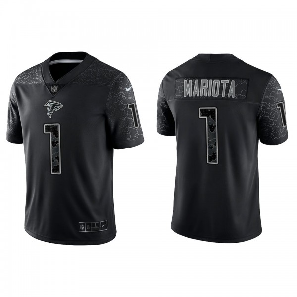 Marcus Mariota Atlanta Falcons Black Reflective Li...
