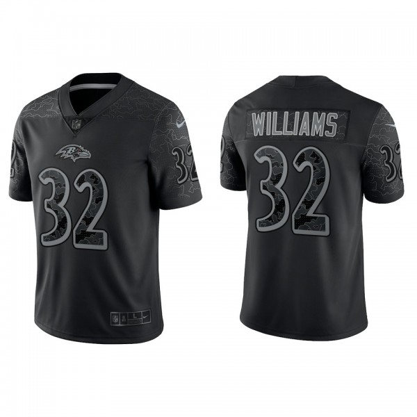 Marcus Williams Baltimore Ravens Black Reflective ...