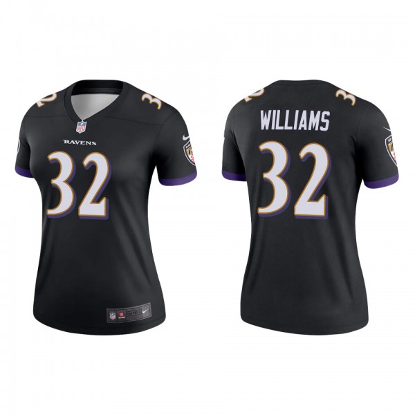 Marcus Williams Women's Baltimore Ravens Black Leg...