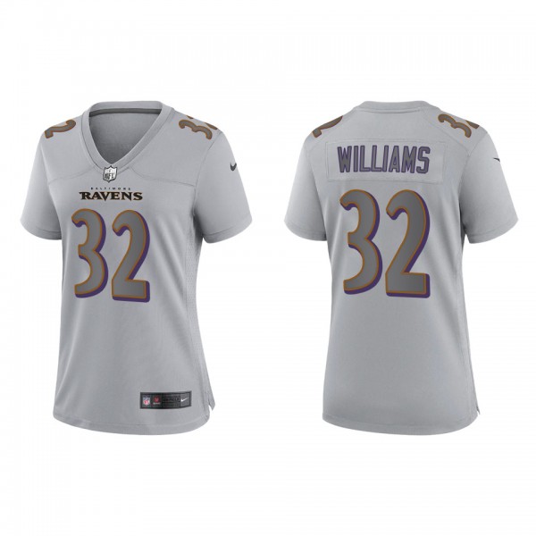 Marcus Williams Women's Baltimore Ravens Gray Atmo...