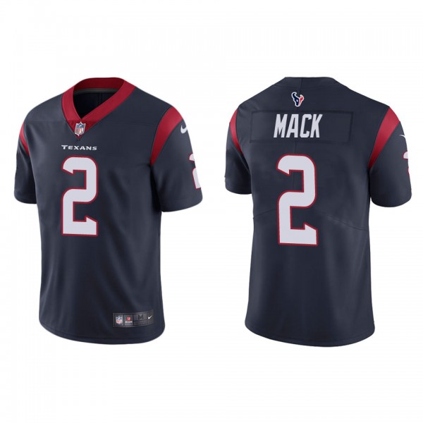 Men's Houston Texans Marlon Mack Navy Vapor Limited Jersey