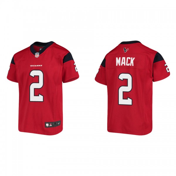 Youth Marlon Mack Houston Texans Red Game Jersey