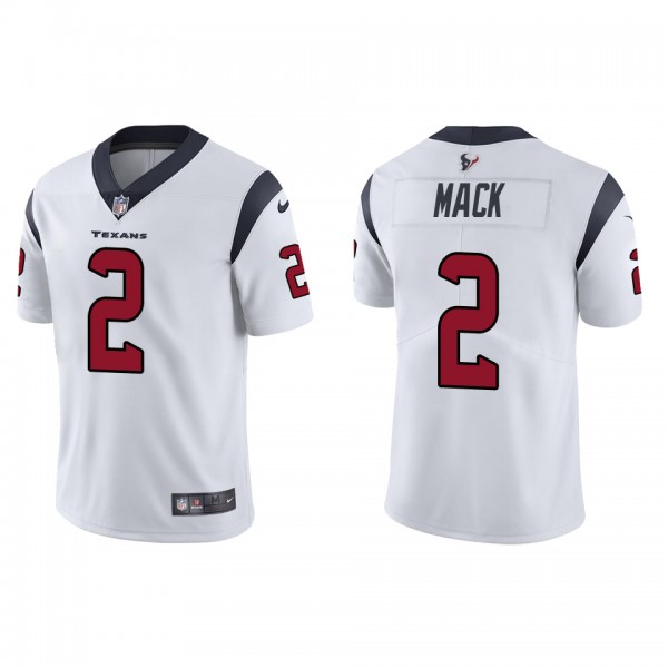 Men's Houston Texans Marlon Mack White Vapor Limit...