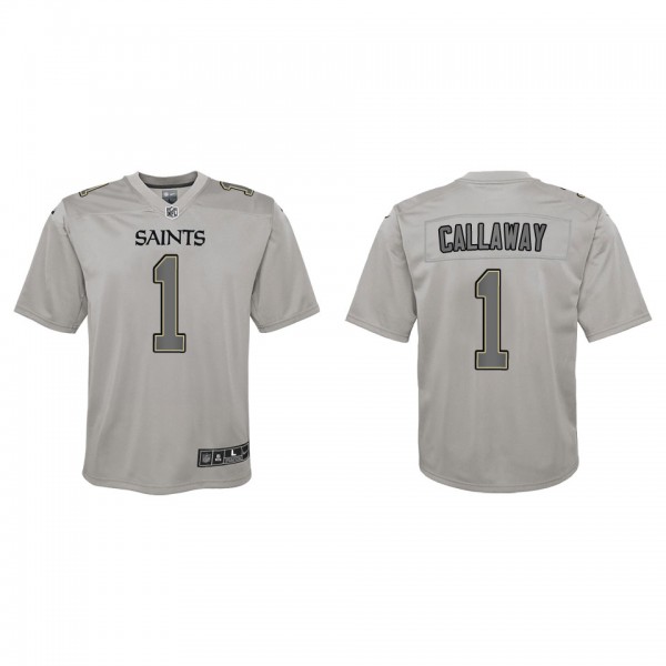 Marquez Callaway Youth New Orleans Saints Gray Atm...