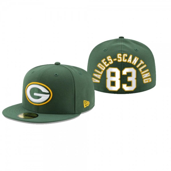 Green Bay Packers Marquez Valdes-Scantling Green Omaha 59FIFTY Fitted Hat