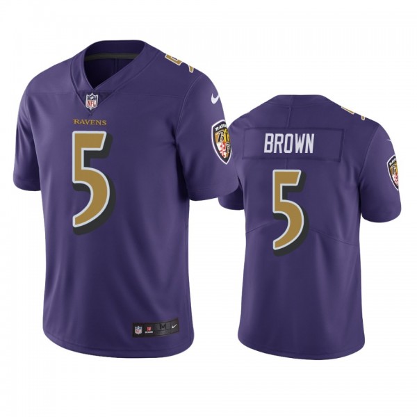 Color Rush Limited Baltimore Ravens Marquise Brown...
