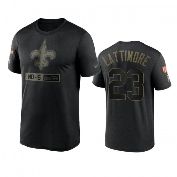 New Orleans Saints Marshon Lattimore Black 2020 Sa...
