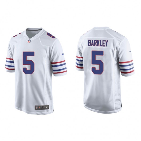 Men's Matt Barkley Buffalo Bills White Alternate G...