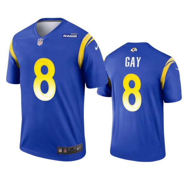 Los Angeles Rams Matt Gay Royal Legend Jersey - Me...