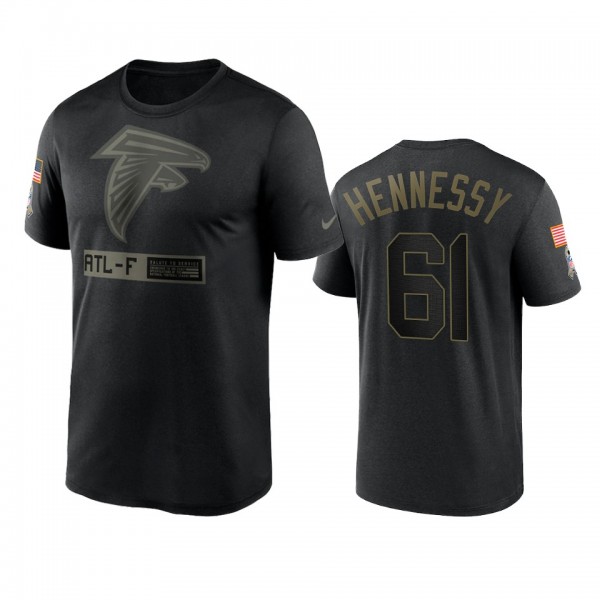 Atlanta Falcons Matt Hennessy Black 2020 Salute To...