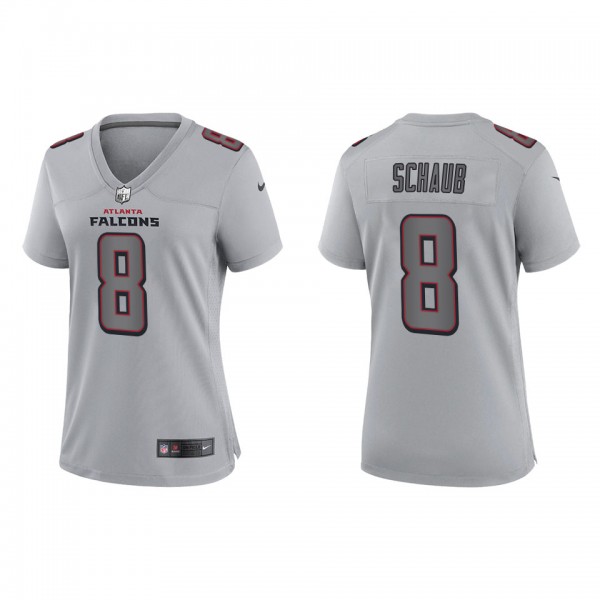 Matt Schaub Women's Atlanta Falcons Gray Atmosphere Fashion Game Jersey