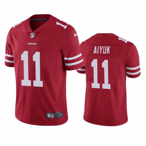 San Francisco 49ers Brandon Aiyuk Scarlet 2020 NFL Draft Vapor Limited Jersey