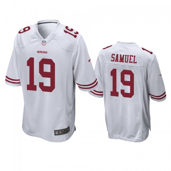 San Francisco 49ers Deebo Samuel White 2019 NFL Draft Game Jersey
