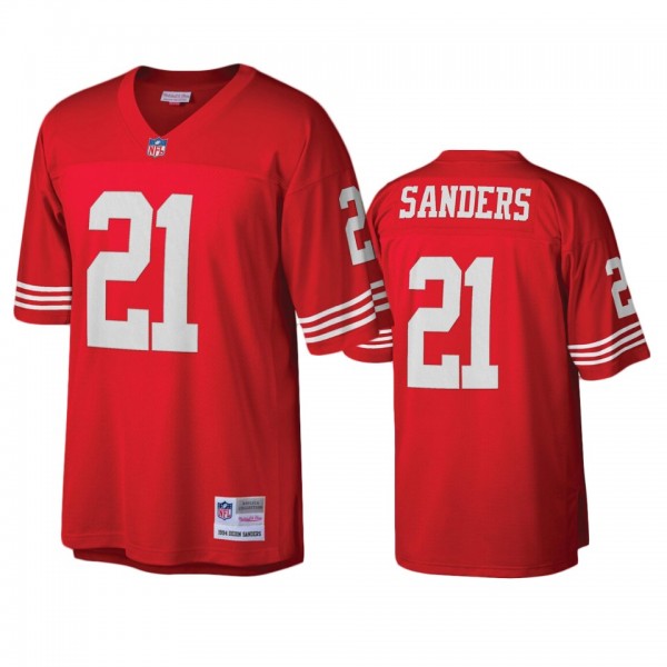 San Francisco 49ers Deion Sanders Scarlet Legacy Replica Jersey