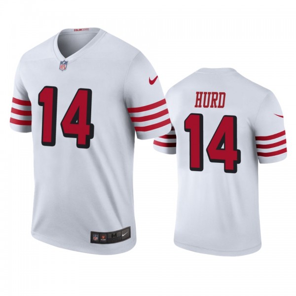 San Francisco 49ers Jalen Hurd White 2019 NFL Draf...