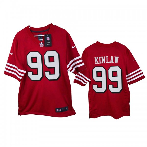 San Francisco 49ers Javon Kinlaw Scarlet 2021 Game Jersey