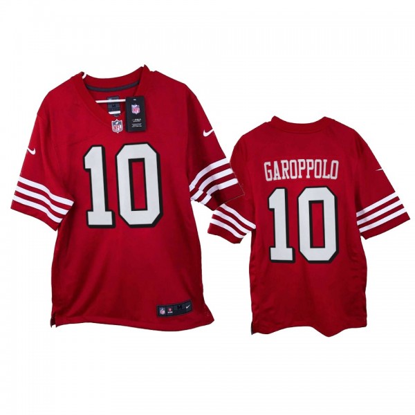 San Francisco 49ers Jimmy Garoppolo Scarlet 2021 Game Jersey