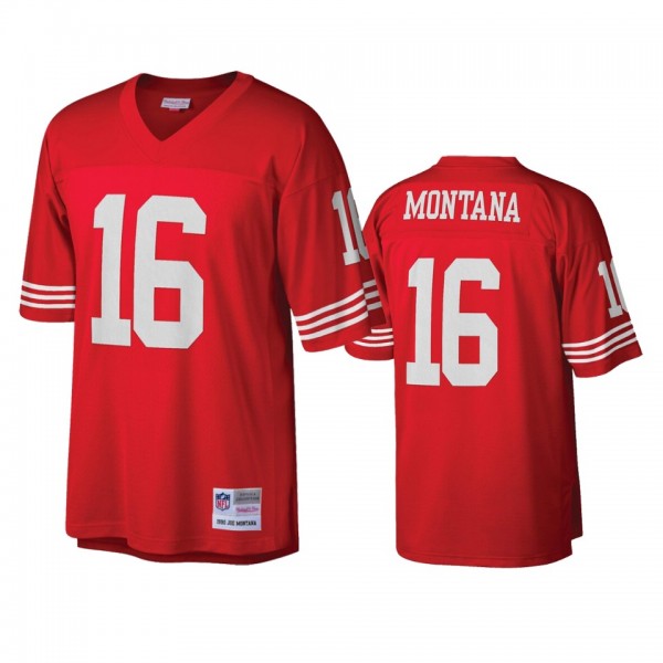 San Francisco 49ers Joe Montana Scarlet Legacy Replica Jersey