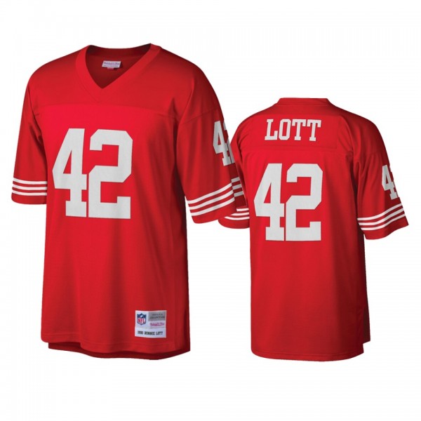 San Francisco 49ers Ronnie Lott Scarlet Legacy Rep...