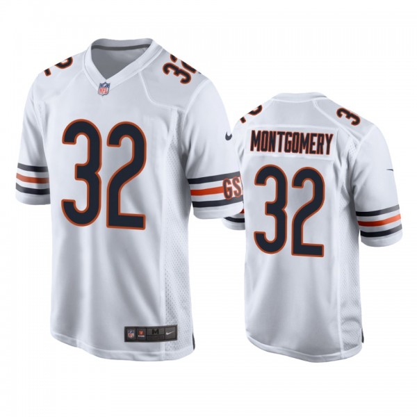 Chicago Bears David Montgomery White 2019 NFL Draf...