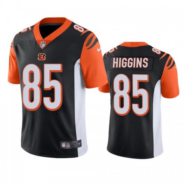 Cincinnati Bengals Tee Higgins Black 2020 NFL Draft Vapor Limited Jersey