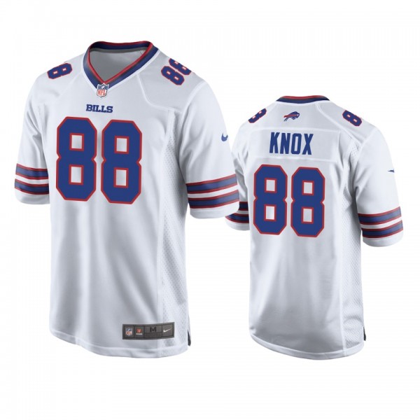Buffalo Bills Dawson Knox White 2019 NFL Draft Gam...