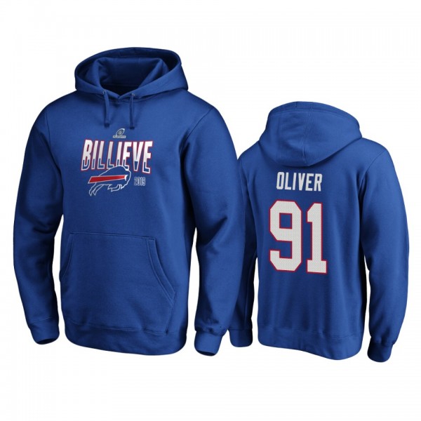 Buffalo Bills Ed Oliver Royal 2019 NFL Playoffs Ho...