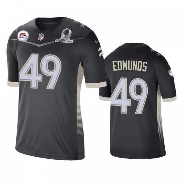 Buffalo Bills Tremaine Edmunds Anthracite 2021 AFC Pro Bowl Game Jersey