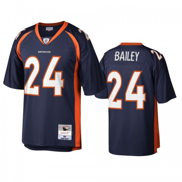 Denver Broncos Champ Bailey Navy Legacy Replica Je...