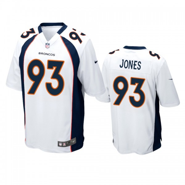 Denver Broncos Dre'mont Jones White 2019 NFL Draft...