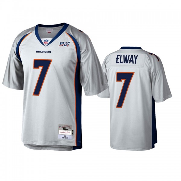 Denver Broncos John Elway Platinum Platinum NFL 100 Legacy Jersey