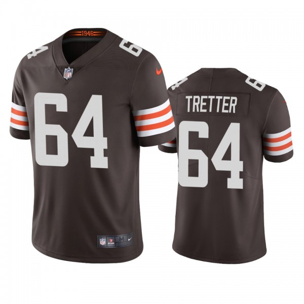Cleveland Browns J.C. Tretter Brown 2020 Vapor Lim...