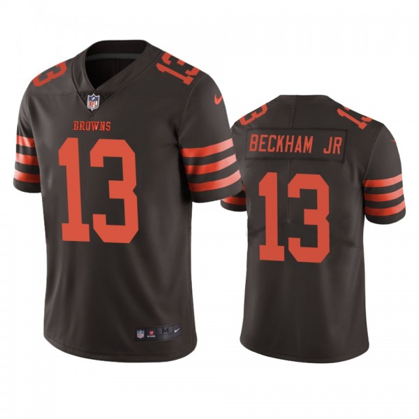 Cleveland Browns #13 Odell Beckham Jr Brown Color ...