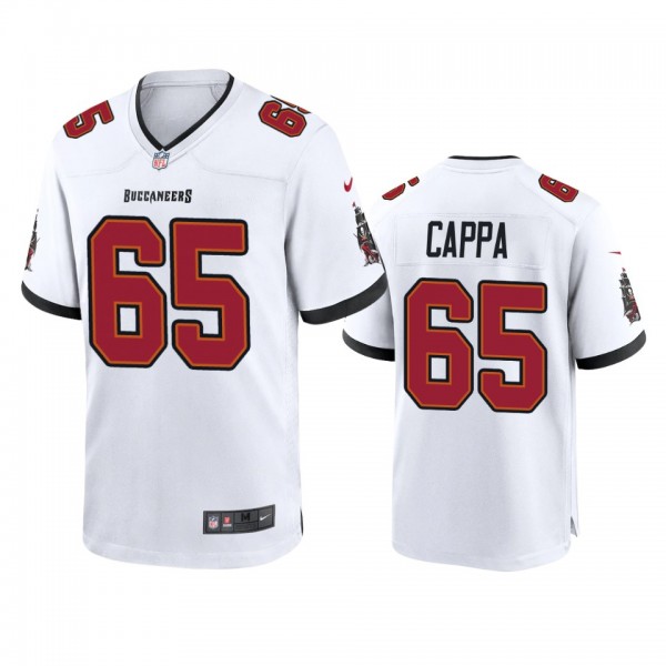 Tampa Bay Buccaneers Alex Cappa White 2020 Game Je...