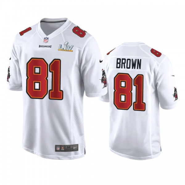 Tampa Bay Buccaneers Antonio Brown White Super Bow...