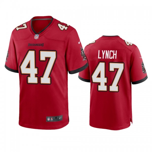 Tampa Bay Buccaneers John Lynch Red 2020 Game Jers...