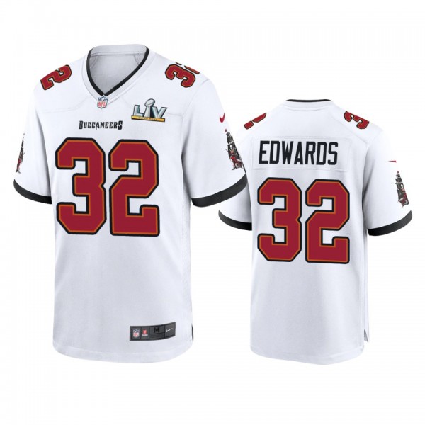 Tampa Bay Buccaneers Mike Edwards White Super Bowl...