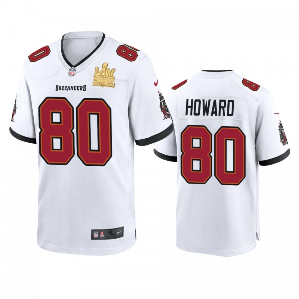 Tampa Bay Buccaneers O.J. Howard White Super Bowl LV Champions Game Jersey