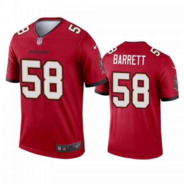 Tampa Bay Buccaneers Shaquil Barrett Red 2020 Lege...