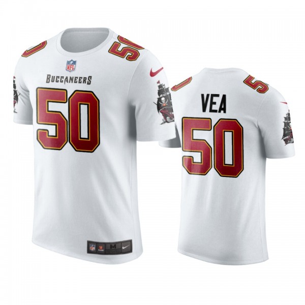 Men's Tampa Bay Buccaneers Vita Vea White Name & Number T-Shirt
