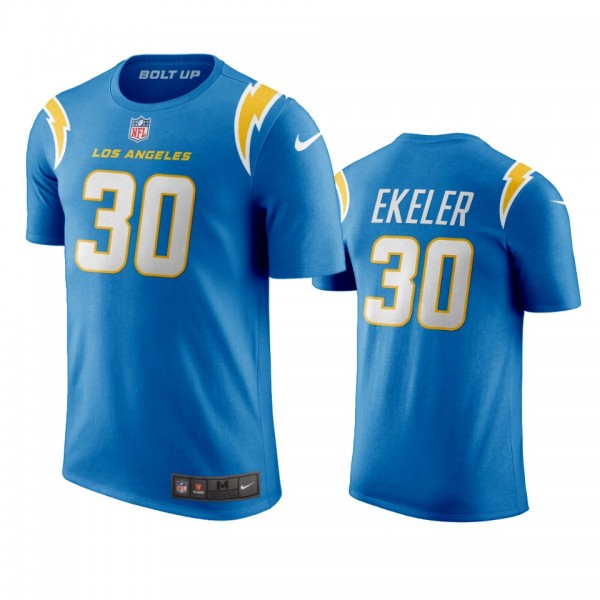 Men's Los Angeles Chargers Austin Ekeler Blue Name & Number T-Shirt
