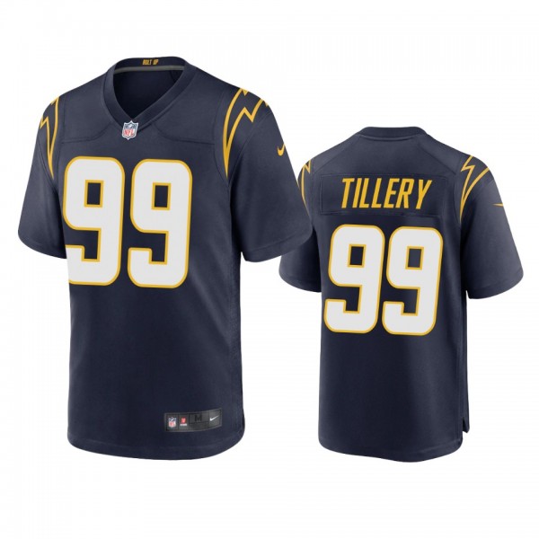 Los Angeles Chargers Jerry Tillery Navy 2020 Game ...