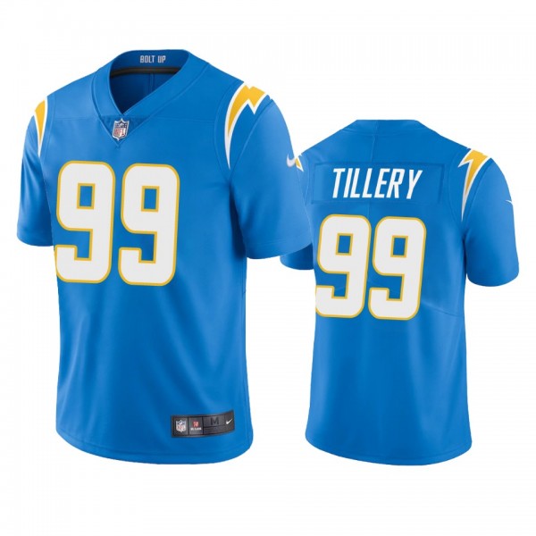 Los Angeles Chargers Jerry Tillery Powder Blue 202...